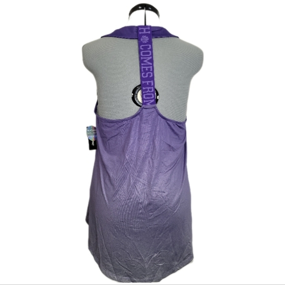 The Little Mermaid Ariel Seashell Strappy Active Workout Tank L - Picture 3 of 5